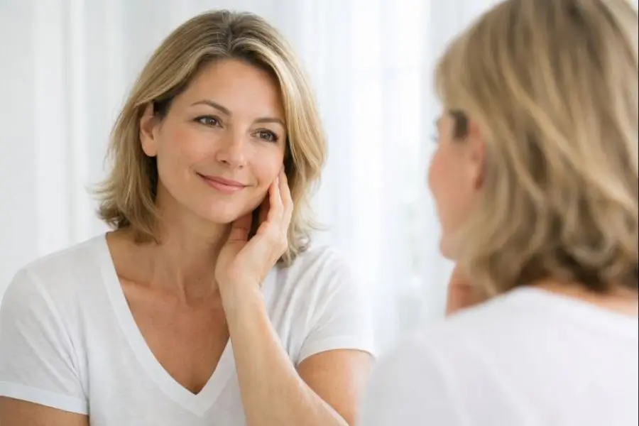 mulher com autoestima elevada e confiança pessoal
